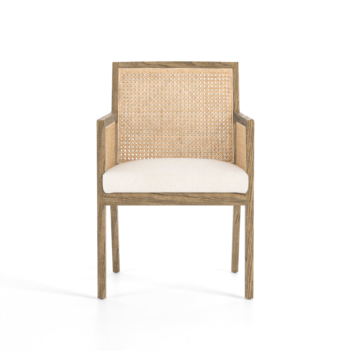 Antonia Cane Dining Arm Chair - Toasted Parawood