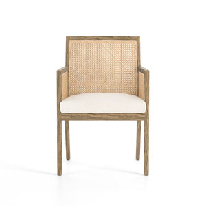 Antonia Dining Arm Chair-Savile Flax