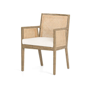 Antonia Dining Arm Chair-Savile Flax