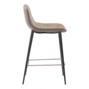 Tangiers Counter Chair Taupe (Set of 2) - Taupe