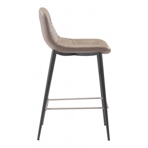 Tangiers Counter Chair Taupe (Set of 2) - Taupe