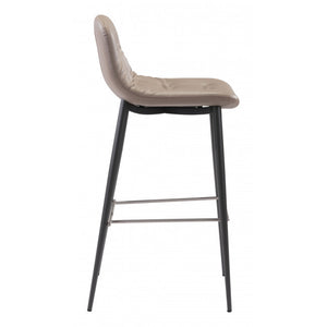 Tangiers Bar Chair Taupe (Set of 2) - Taupe