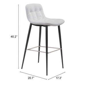 Tangiers Bar Chair White (Set of 2) - White