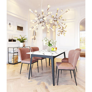 Physics Ceiling Lamp - Chrome