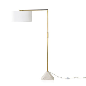 Hartford Floor Lamp-White