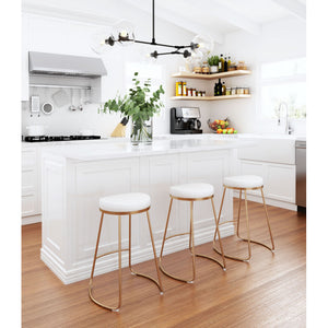 Bree Counter Stool White (Set of 2) - White