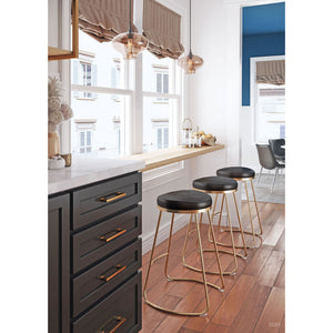 Bree Counter Stool Black (Set of 2) - Black