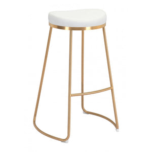 Bree Barstool White (Set of 2) - White