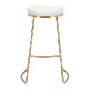 Bree Barstool White (Set of 2) - White