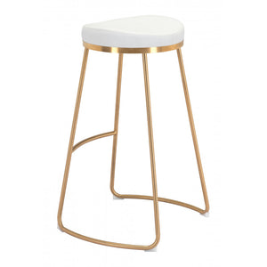 Bree Barstool White (Set of 2) - White