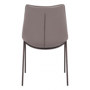 Magnus Dining Chair Gray & Walnut (Set of 2) - Gray & Walnut