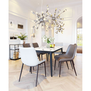 Physics Ceiling Lamp - Chrome