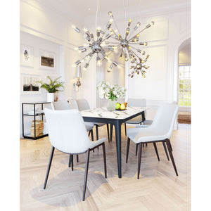 Physics Ceiling Lamp - Chrome