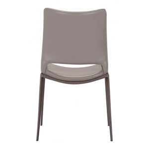 Ace Walnut Dining Chair (Set of 2) - Gray