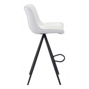 Aki Bar Chair (Set of 2) - White & Black