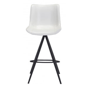 Aki Bar Chair (Set of 2) - White & Black