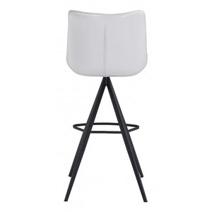Aki Bar Chair (Set of 2) - White & Black