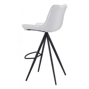 Aki Bar Chair (Set of 2) - White & Black