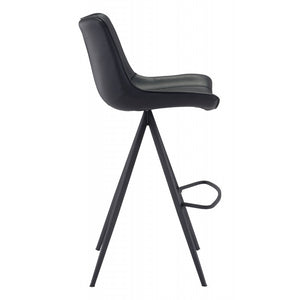 Aki Bar Chair Black (Set of 2) - Black