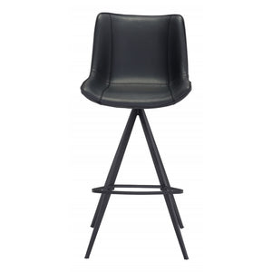 Aki Bar Chair Black (Set of 2) - Black