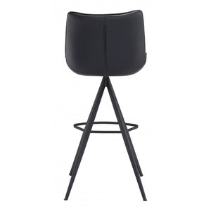 Aki Bar Chair Black (Set of 2) - Black