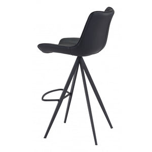 Aki Bar Chair Black (Set of 2) - Black