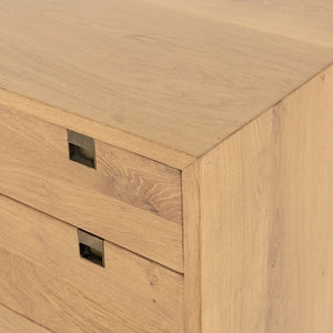 Carlisle 6 Drawer Dresser-Natural Oak