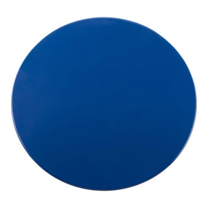Reo Side Table - Dark Blue & Gold
