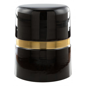 Density Side Table - Black & Gold