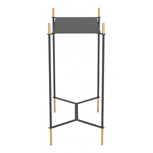Austin Side Table - Gold & Black