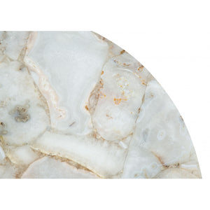 Haru Side Table  - Agate & Gold