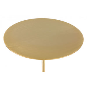 Asa Side Table  - White & Gold