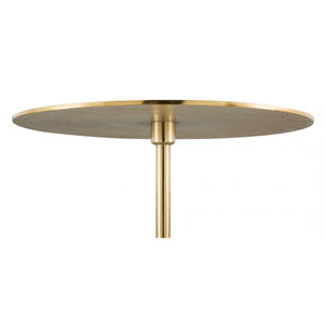 Asa Side Table  - White & Gold