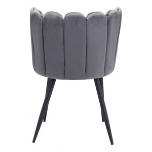 Adele Chair Gray  (Set of 2) - Dark Gray