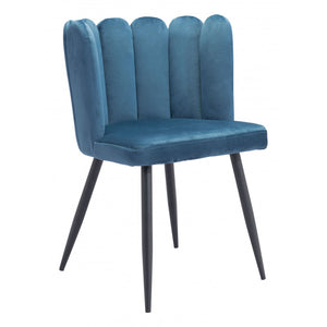 Adele Chair Blue  (Set of 2) - Steel Blue