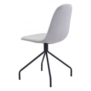 Slope Chair Gray  (Set of 2) - Light Gray