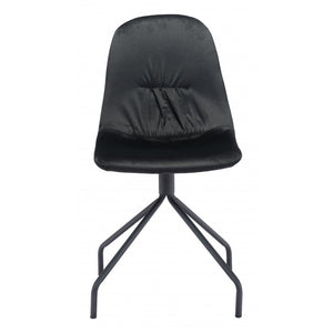 Slope Chair Black  (Set of 2) - Black