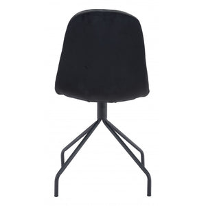 Slope Chair Black  (Set of 2) - Black