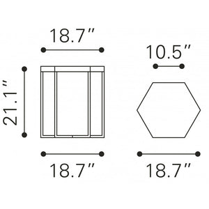 Forma Side Table  - Black & White