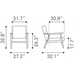 Rocky Arm Chair Blue  - Blue