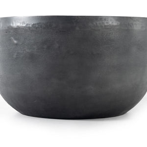 Basil Outdoor End Table-Aged Grey