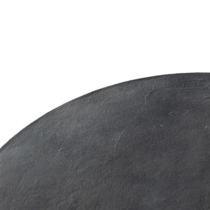 Basil Outdoor End Table-Aged Grey