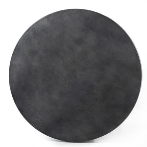 Basil Outdoor End Table-Aged Grey