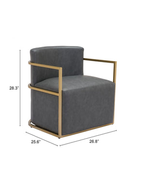 Xander Accent Chair Gray