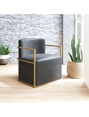 Xander Accent Chair Gray