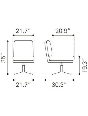 Rory Accent Chair Brown
