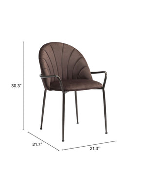 Kurt Dining Chair Dark Brown - Set of Two