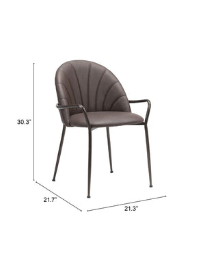 Kurt Dining Chair Brown - Set of Two