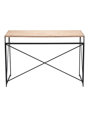 Yazmine Desk Natural & Black