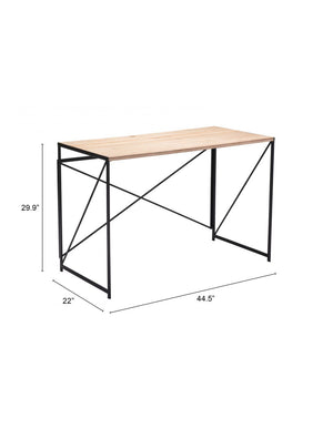 Yazmine Desk Natural & Black